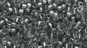 14SD7702R: DB2393 Delica Fancy Lined Ice Grey 11/0 - 9GM