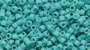 14SD185-MR: DB759 Delica Opaque Turquoise Green Matte 11/0 - 9GM