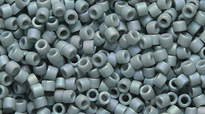 14SD502-GR: DB2320 Delica Glazed Frost AB Cadet Grey - 9GM