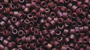 14SD548-GR: DB2308 Delica Glazed Frost AB DK Red - 9GM