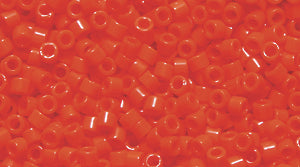 14SD134R: DB722 Delica Opaque Orange 11/0 - 9GM