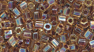 8SD757-CABR: Miyuki Hex Berry Line Topaz AB 8/0 8c3422 25GM