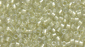 14SD282R: DB903 Delica Sparkle Peridot Lined 11/0 - 9GM