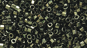 14SD883-CR: DBC0011 Delica Hex Metallic Olive 11/0 - 9GM