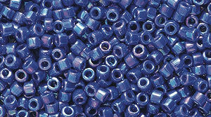 14SD576R: DB165 Delica Opaque Royal Blue AB 11/0 - 9GM