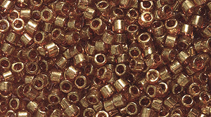 14SD358-GLR: DB115 Delica Trans DK Topaz Gold Luster 11/0 - 9GM