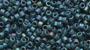 14SD568-GR: DB2316 Delica Glazed Frost AB DK Teal - 9GM