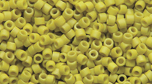 14SD122-GR: DB2283 Delica Glaze Opaque Frost Yellow 11/0 - 9GM