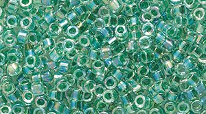 14SD782-ABR: DB060 Delica C/L LT Green AB 11/0 - 9GM