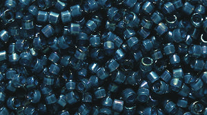 14SD7768R: DB2384 Delica Fancy Lined Bermuda 11/0 - 9GM