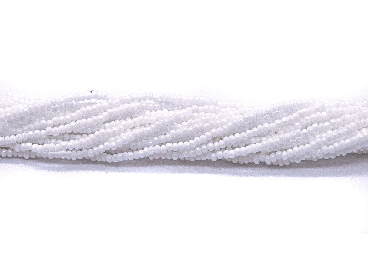 15SB112-C: CZ Seed Bead True Cut White 15/0 - 27HK