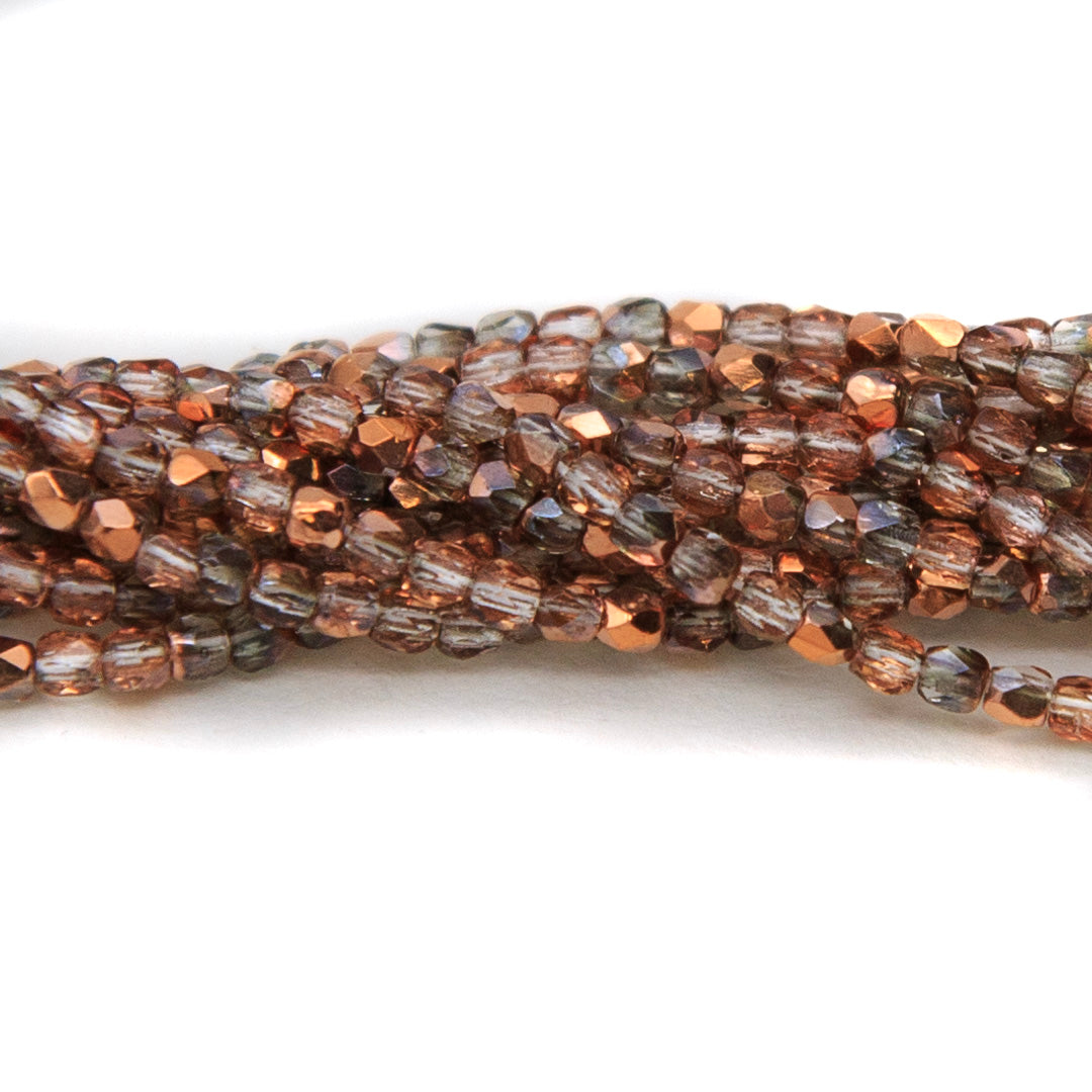 2FC854-H: CZ FC RD Crystal 1/2 Golden Copper 2mm 600 Pc