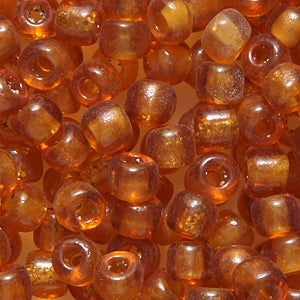 2SV254-1R: Vintage Venetian Transparent Raw Sienna #1 R Hole 2/0 500 Grams