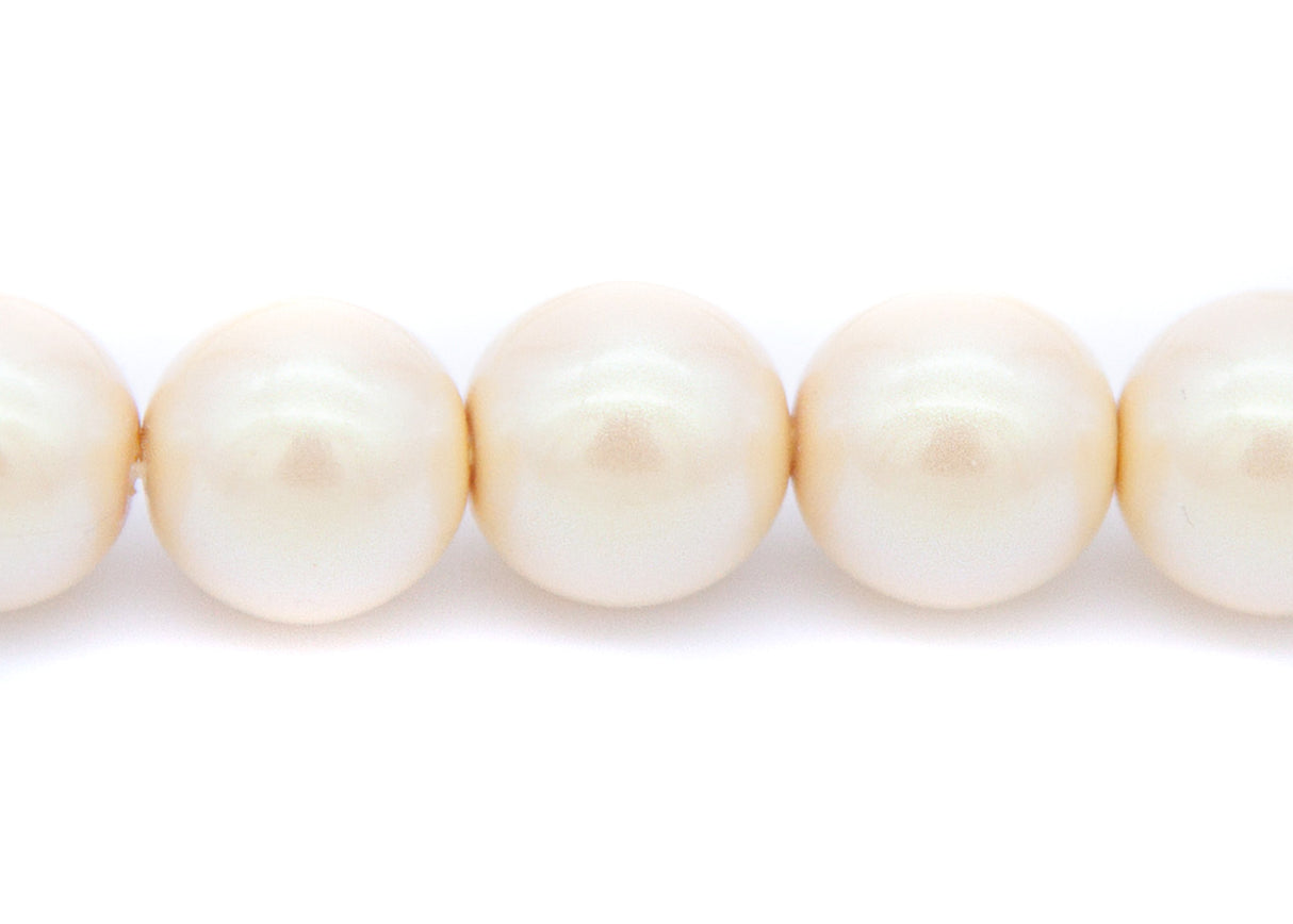 4GP615-IR: CZ Glass Pearl Iridescent Cream 4mm-100PC