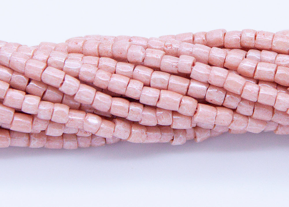 9SC392-A3: CZ Seed Bead 3-Cut Terra Sfinx LT Rose Color#07633 9/0 5HK