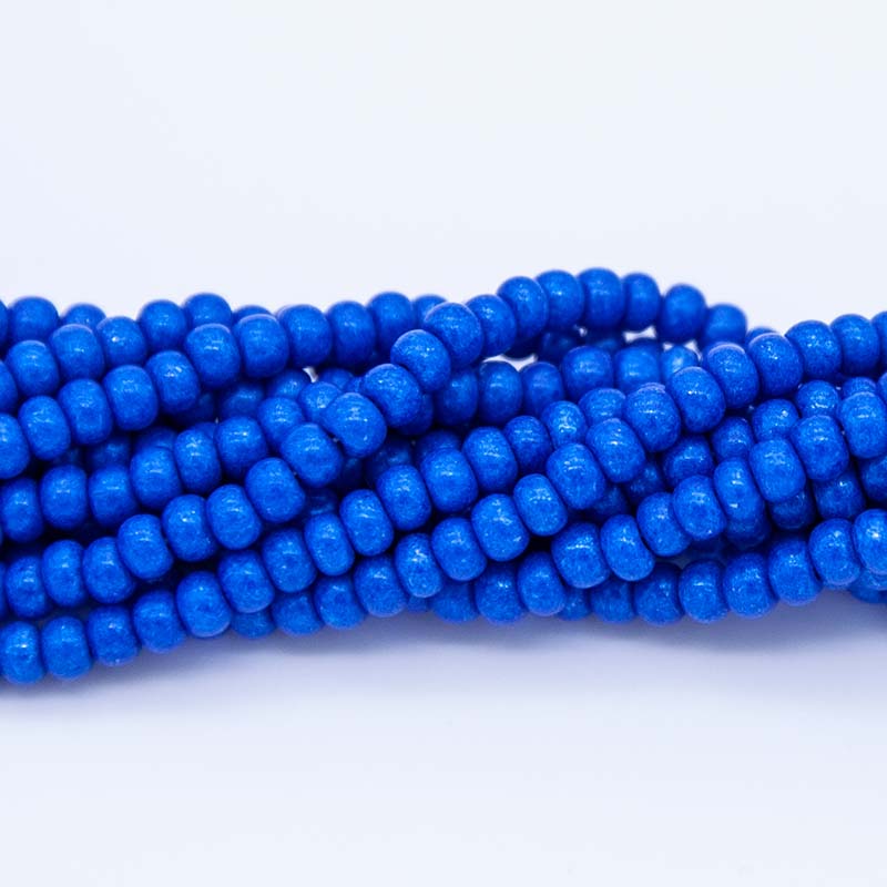 6SB177-ITR: CZ Seed Bead Terra Intensive DK Blue 6/0-6STR