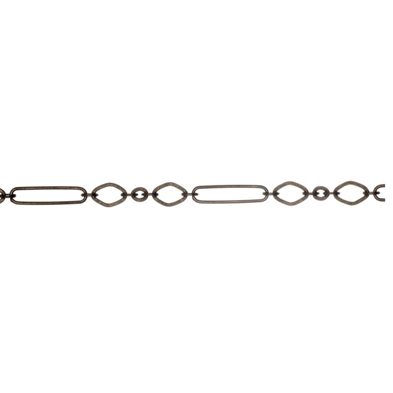 CX2601-AB: CHAIN SPECIALTY PAPERCLIP Antique Brass - 1FT