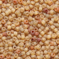 12SV253-4U: Vintage Venetian Seed Bead Transparent Gold #4 Unfinished 12/0 - 500 Grams