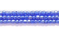 9SC378-T: CZ Seed Bead 3-cut TR Cobalt Luster 9/0 10HK