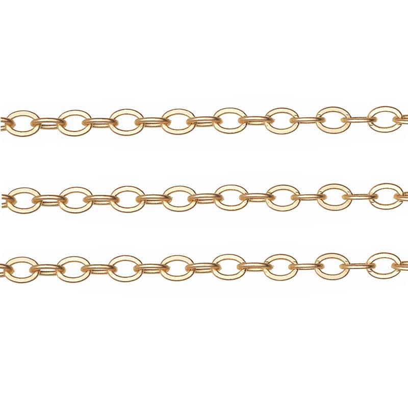 39CX0852: Chain Twist 17mm Oval 12m Ring SHG 1FT