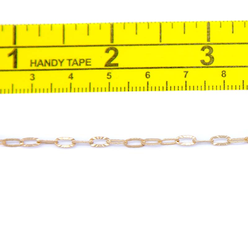 CX2607-HG: Kinked Paperclip Cable Chain SHG