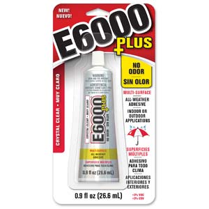 E6010-US: E6000+ PLUS GLUE NO ODOR .9OZ US ONLY