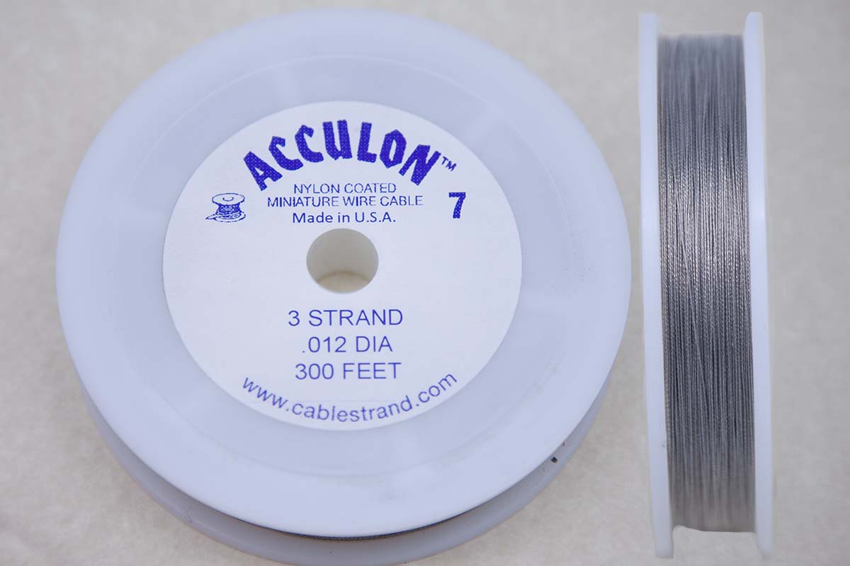 12FI297-300FT: Acculon Clear .012 3 Strand 300FT