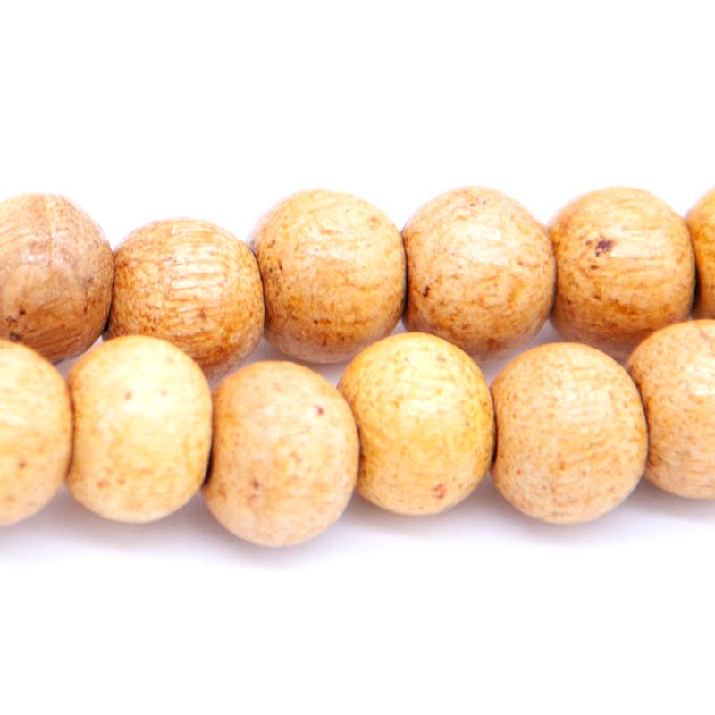 10WO152: Wood Round 10mm 2.5mm Hole 100 PC St