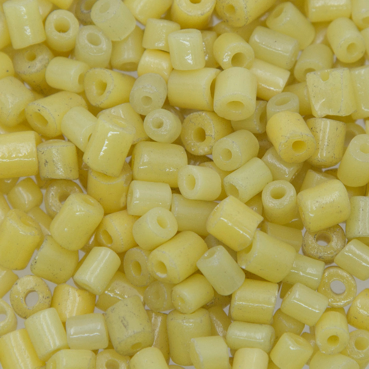 37SV120-16: Vintage Venetian Yellow #16 Tube 4.5x5mm AVG - 500 Grams