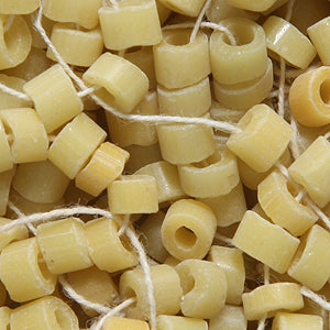 37SV120-9: Vintage Venetian Yellow #9 Tube 3x4mm Greasy 500 Grams