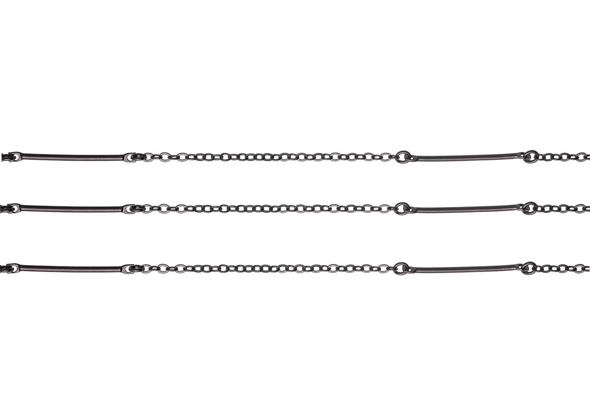 CX2608-GM: Chain 25mm Bar And Cable GunMetal