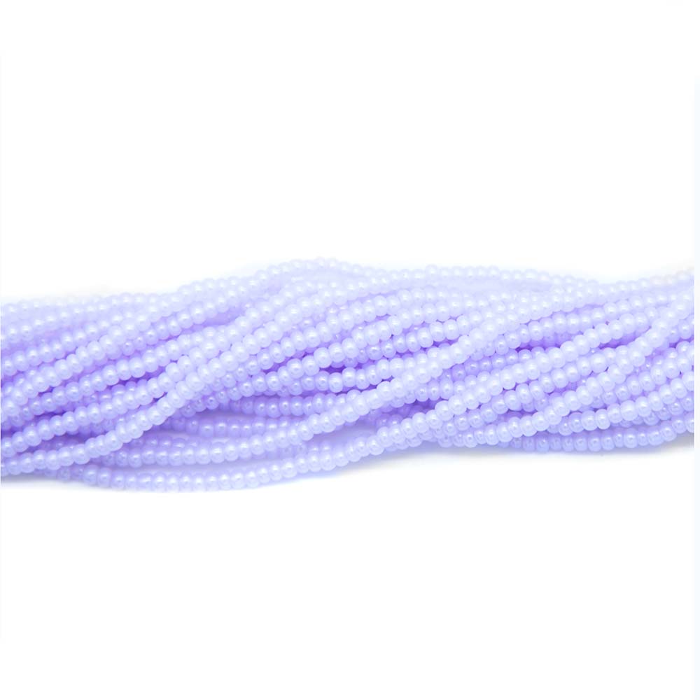 10SB696-TAR: Czech Seed Bead Terra Pearl Opal Lavender 10/0