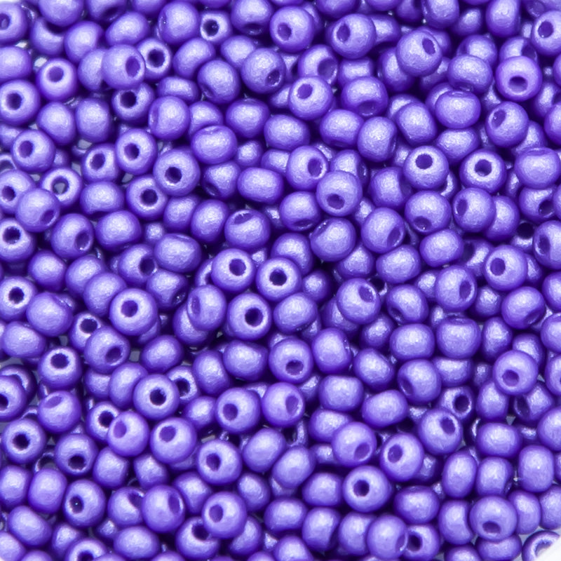 11SB999-PL: CZ Seed Bead Permalux Dark Violet 11/0 - 200GM