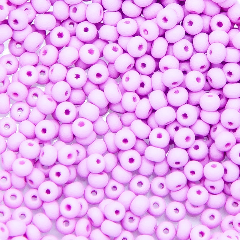 10SB995-PLMR: CZ Seed Bead Permalux Violet Matte 10/0 - 25GM