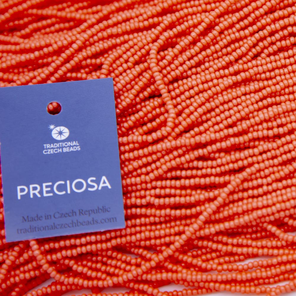 11SB133-ITR: CZ Seed Bead Terra Intensive Orange 11/0-1HK