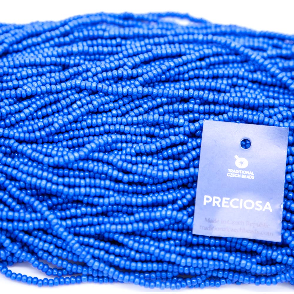 8SB177-IT: CZ Seed Bead Terra Intensive DK Blue 8/0 6HK