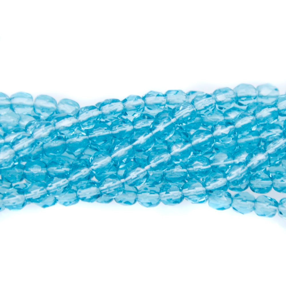 3FC266-1R: CZ FC RD Capri Blue 3mm - 100PC