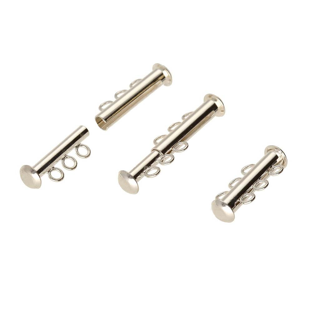 3FI357-S: Clasp Slide Magnetic 3-strand SPL 22mm - 1SE