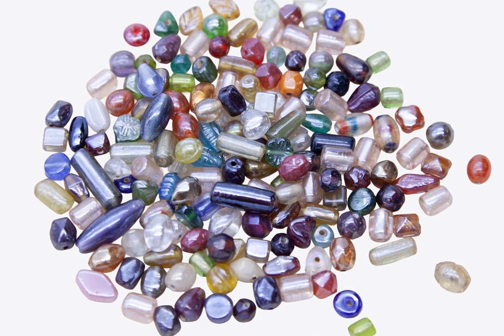 3VE525-L: India All Mixed Up Luster 6 to 24mm - 200 Grams