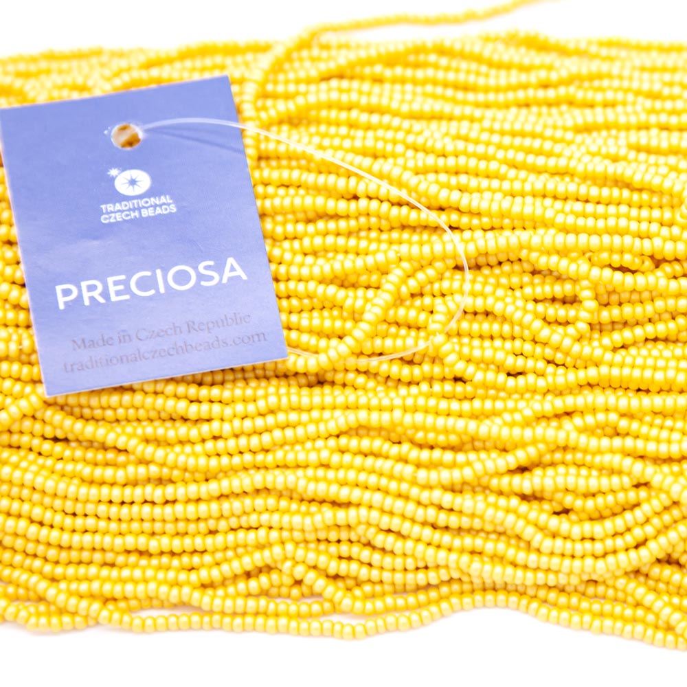 11SB925-P: CZ SB Permalux Dark Yellow 11/0 6HK