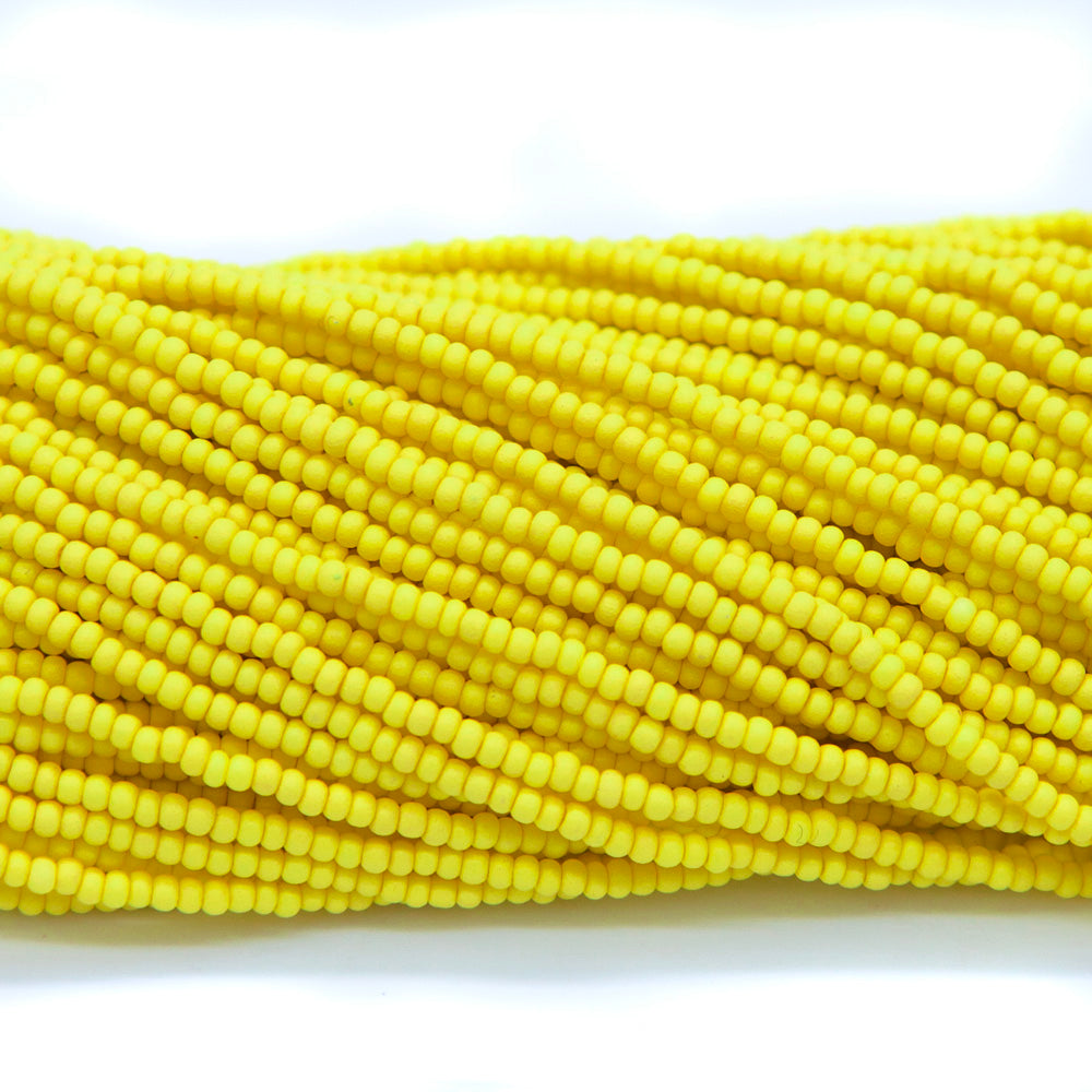 11SB921-PMR: CZ SB Permalux Light Yellow Matte 11/0 1HK