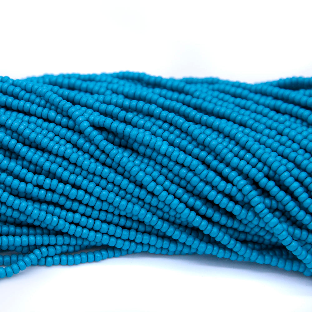 11SB987-P: CZ Seed Bead Permalux Teal 11/0 6HK