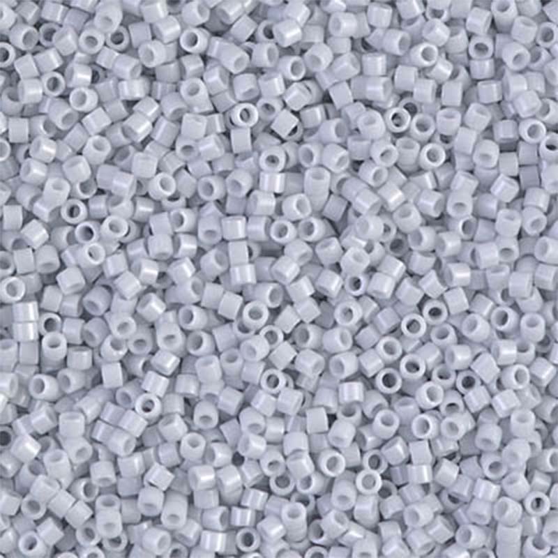 14SD304: DB209 DELICA OP LT GREY LSTR 11/0 - 100GM