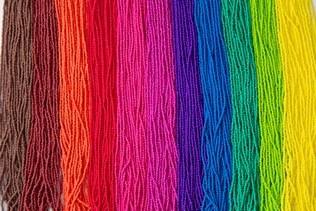 10SB999-ITR: CZ Seed Bead Terra Intensive Color Mix 10/0