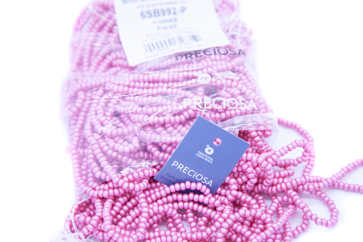 6SB992-P: CZ SB Permalux LT Pink 6/0 - 36ST