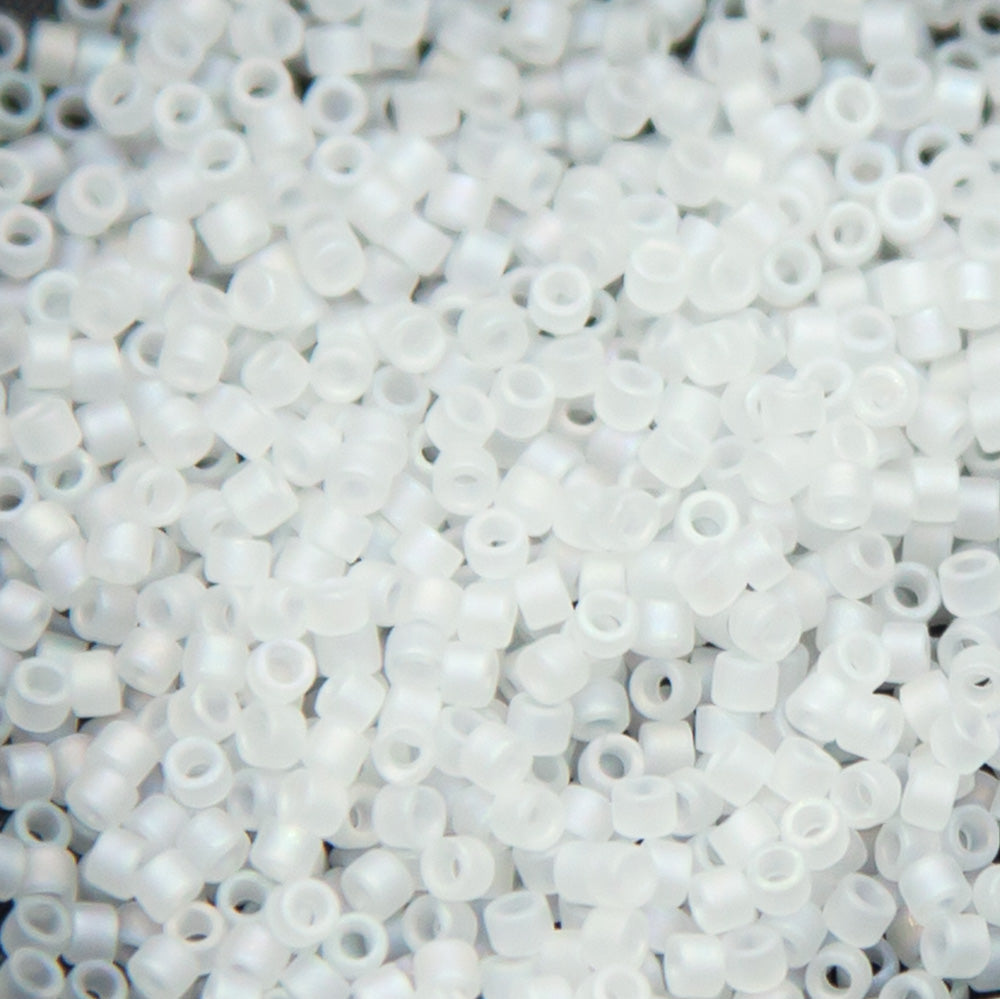 14SD512-MR: DB851 Delica Crystal AB Matte 11/0 - 9GM