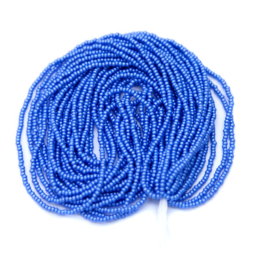 11SB973-PR: CZ Seed Bead Permalux Lt Blue 11/0 - 1HK