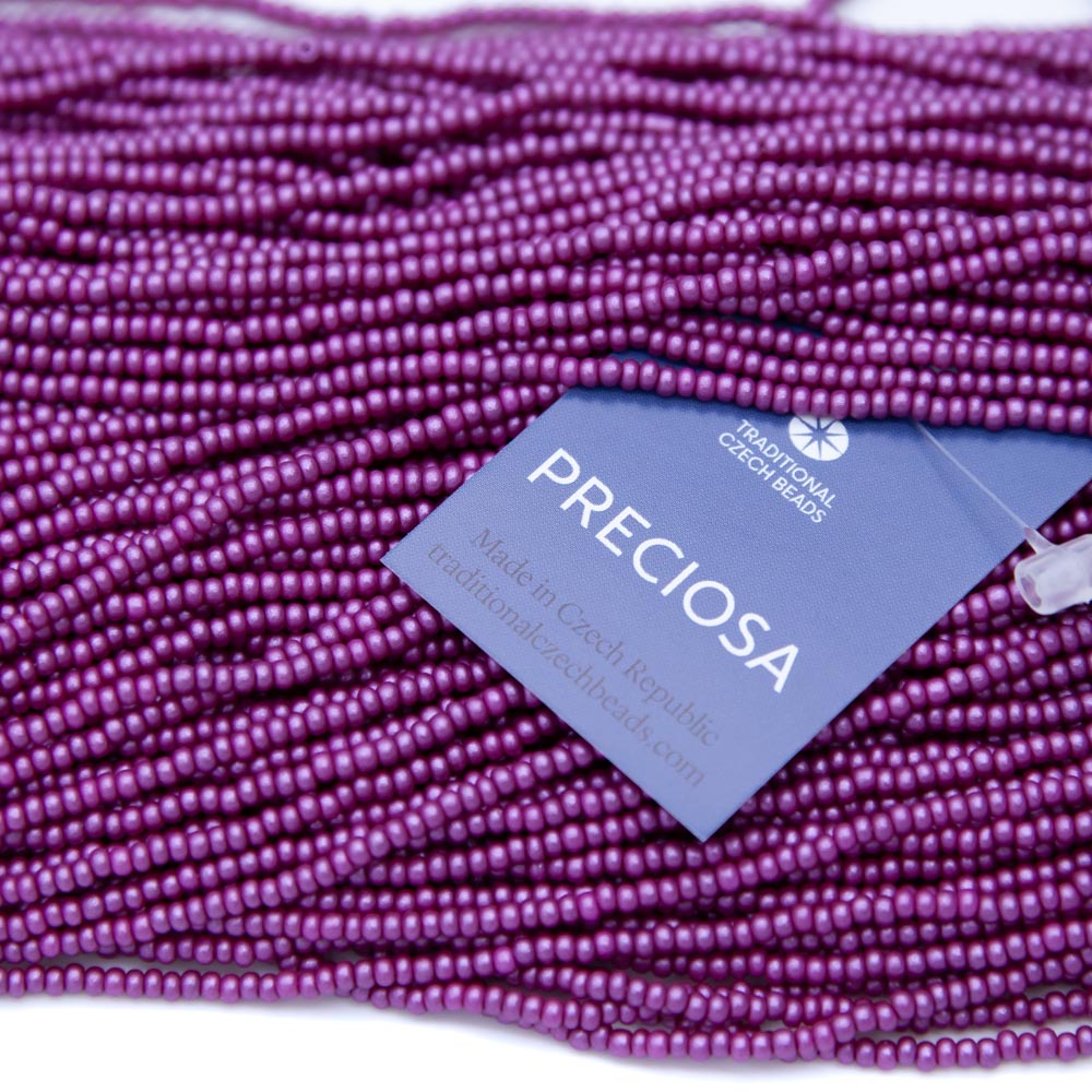 11SB998-P: CZ Seed Bead Permalux Purple 11/0 - 6HK