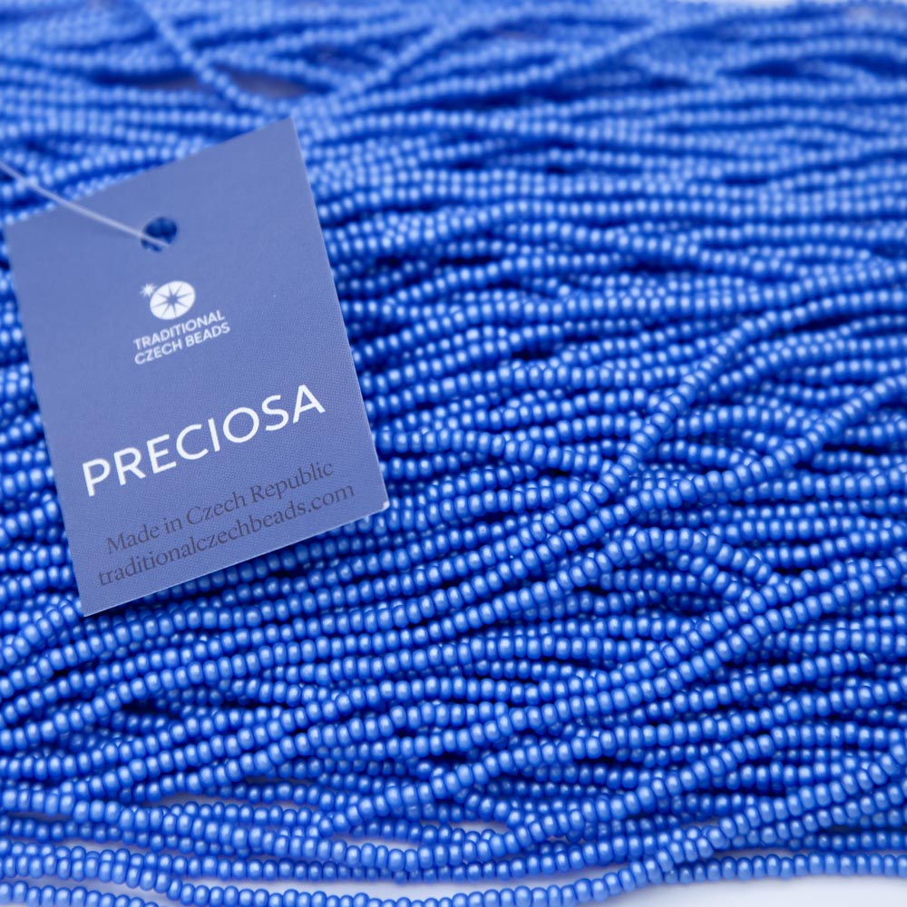 11SB973-P: CZ Seed Bead Permalux Light Blue 11/0 - 6HK