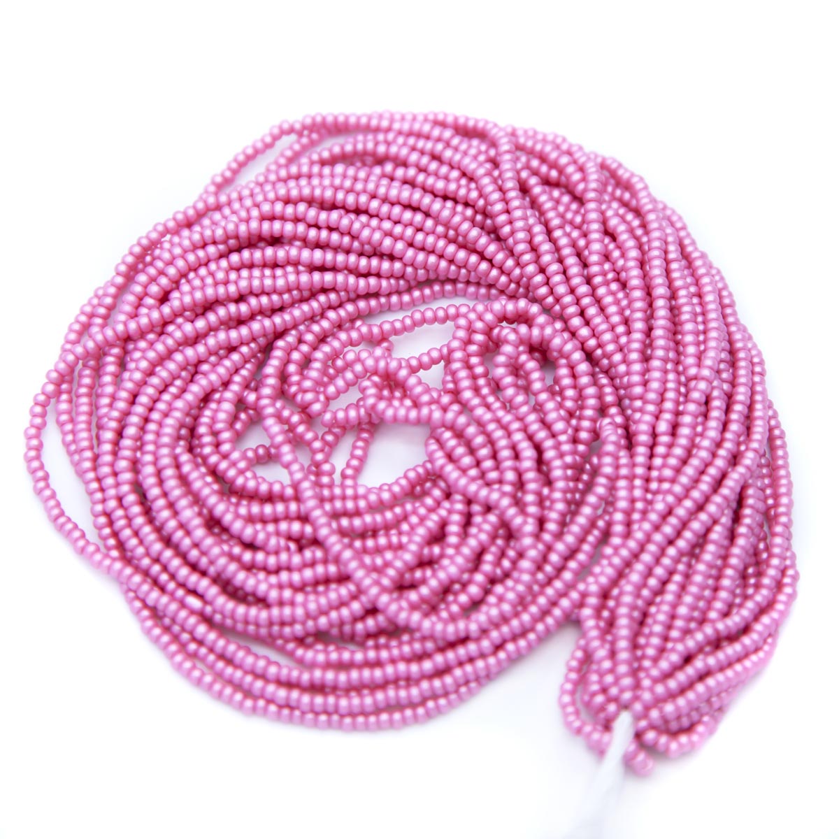 11SB992-PR: CZ Seed Bead Permalux Light Pink 11/0 - 1 Hank